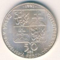 Csehszlovákia 1991. 50K Ag "Piestany" T:1