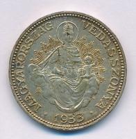 1933. 2P Ag Madonna T:1- patina Adamo P7