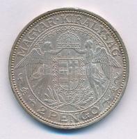 1933. 2P Ag "Madonna" T:1- patina Adamo P7