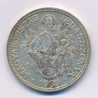 1939. 2P Ag "Madonna" T:2 patina Adamo P7