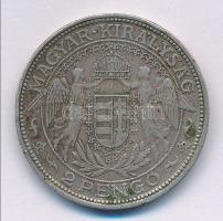 1939. 2P Ag "Madonna" T:2- patina Adamo P7