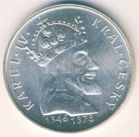 Csehszlovákia 1978. 100K Ag "IV.Károly halála" T:1-/2