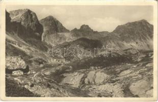 Tátra, Magas-Tátra, Vysoké Tatry; Zbojnícka chata / menedékház / chalet, tourist house (EK)