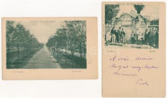 Ruse, Rousse, Russe, Roustchouk, Rustschuk; - 4 pre-1945 postcards (ice flow, flood)