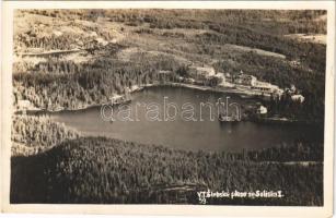 Tátra, Magas-Tátra, Vysoké Tatry; Strbské pleso se Soliska / Csorba-tó / lake. photo (fl)