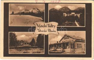 1928 Tátraszéplak, Tatranska Polianka, Westerheim (Tátra, Magas-Tátra, Vysoké Tatry); szálloda, kávéház / hotel, café (EK)