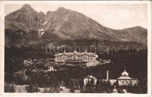 Tátralomnic, Tatranská Lomnica (Magas-Tátra, Vysoké Tatry); szálloda. Julius Kuszmann kiadása / hotel (Rb)