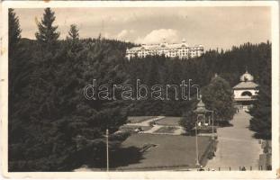 Tátralomnic, Tatranská Lomnica (Magas-Tátra, Vysoké Tatry); szálloda, park / hotel, park (fl)