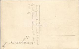 Pilisszentkereszt, Lud. zászlóalj katonáinak üdvözlése. photo