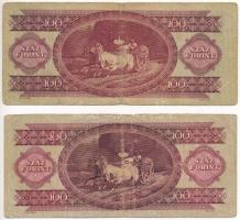 1949. 100Ft (2x) T:III,III- Adamo F28