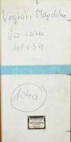 Végvári Magdolna (1951-): Ősz színei. Akvarell, papír, jelzett. Hátoldalán autográf felirattal. Üveg...