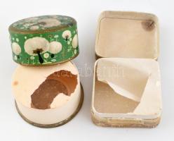 2 db papír púderes doboz, 3,5x7x7 cm, 4x7 cm