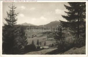 1939 Kőrösmező, Yasinia, Yasinya, Jaszinya, Jassinja, Jasina; Pietros és Hoverla. S. Galac kiadása / mountains (EK)