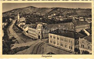 Beregszász, Beregovo, Berehove; látkép, templom / general view, church