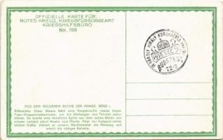 Rittmeister Oskar Wawra. Aus dem goldenen Buche der Armee Serie I. Offizielle Karte für Rotes Kreuz,...