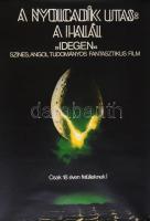 1981 Alien Nyolcadik utas a halál. Filmplakát, moziplakát .Két oldalon nyomott 48x66 cm
