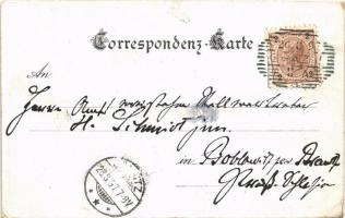 1897 (Vorläufer) Graz, Hauptplatz, Rathhaus, Mausoleum, Hof im Landhaus / main square, town hall, ma...