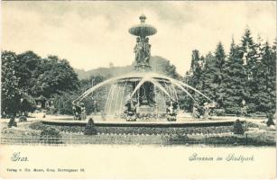 Graz, Brunnen im Stadtpark / fountain in park