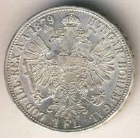 Ausztria 1879 1Fl Ag T:2+