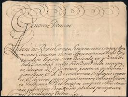 1749 Grassalkovich Antal (1694-1771) személynök, a Magyar Kamara elnökének levele Balogh Ferencnek, ...