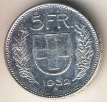 Svájc 1932. 5Fr Ag T:2-/3