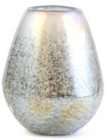 Barovier&Toso jelzéssel buborékos üveg váza, kis kopásnyomokkal, m: 13 cm