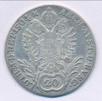 1804G 20kr Ag "I. Ferenc" (6,52g) T:3 
Hungary 1804G 20 Kreuzer Ag "Franz I" (6...