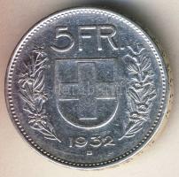 Svájc 1932. 5Fr Ag T:2-/3
