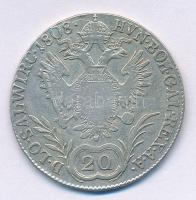 1808B 20kr Ag "I. Ferenc" (6,60g) T:2-,3
Hungary 1808B 20 Kreuzer Ag "Francis I&quot...