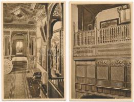 Sarajevo, Zem. muzej / Landesmuseum / museum interior - 4 pre-1945 postcards