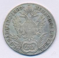 Ausztria 1809A 20kr Ag "I. Ferenc" T:2-,3 karc
Austria 1809A 20 Kreuzer Ag "Franz I&...