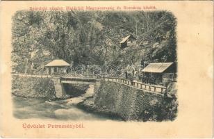 Petrozsény, Petrosani; Szurduki részlet, határhíd Magyarország és Románia között / gorge, border bridge between Hungary and Romania (fl)