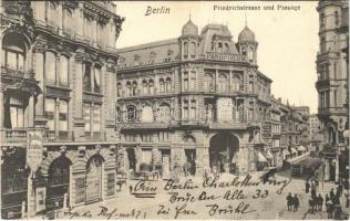 1908 Berlin, Friedrichstrasse und Passage, Panopticum / street view, Castans Panopticon (EK)