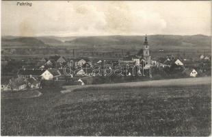 1908 Fehring (Steiermark), general view, church. Verlag Jos. A. Kienreich (fl)