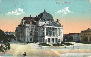 1910 Graz (Steiermark), Stadttheater / theatre. L. Strohschneider