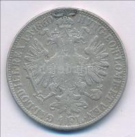 Ausztria 1860A 1Fl Ag "Ferenc József" T:3 fülnyom
Austria 1860A 1 Florin Ag "Franz J...