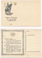 4 db RÉGI vallásos motívum képeslap / 4 pre-1945 religious motive postcards