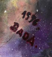 Bada Márta (1951-): Kis hableány, 1996. Olaj, vászon, jelzett. Fa keretben, 55×68 cm. Kiállítva: Ház...