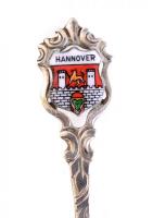 Ezüst(Ag) "Hannover" mokkás kanál, jelzett, h: 10,5 cm, bruttó: 8,85 g