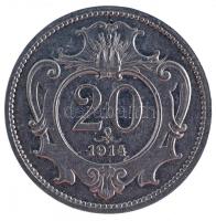 Ausztria 1914. 20h Ni T:2 
Austria 1914. 20 Heller Ni C:XF