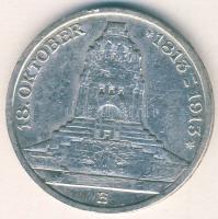 Német Birodalom/Császárság/Szászország 1913. 3M Ag "Völkerschlacht..." T:2-/3+