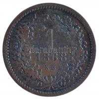 1868KB 1kr Cu "Angyalos címer" T:2,2- 
Hungary 1868KB 1 Kreuzer Cu "Coat of Arms wit...