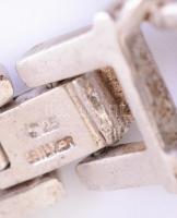 Ezüst(Ag) óra, jelzett, működik, kopásnyomokkal, h: 18,5 cm, d: 2,5 cm, bruttó: 33,01 g