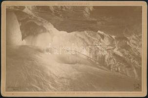1898 Dobsinai jégbarlang HR pecséttel jelzett fotó 17x11 cm
