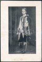 cca 1940 Habsburg Ottó díszmagyaros fiatalkori képe 9x13 cm