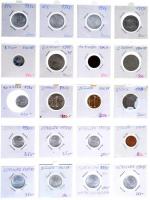 1946-1991. 40db-os forint-fillér tétel 2f-20Ft közötti címletek, mind különféle évjárat illetve névé...