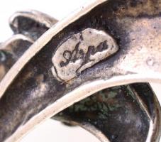 Ezüst(Ag) delfinpár, jelzett, m: 4,5 cm, nettó: 9,23 g