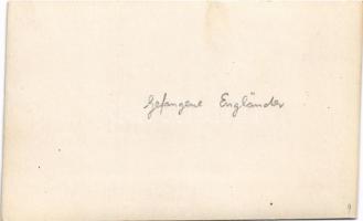 Gefangene Engländer / WWI German military, English POWs (prisoners of war) photo (non PC)