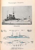 Weyers Taschenbuch der Kriegsflotten - X. Jahrgang 1909 München  J. F. Lehmanns Verlag Egészvászon k...