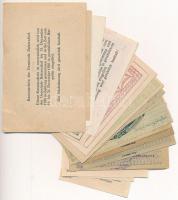 Ausztria 1920-1921. 24db-os papír szükségpénz tétel T:I-III 
Austria 1920-1921. 24pcs of necessity ...